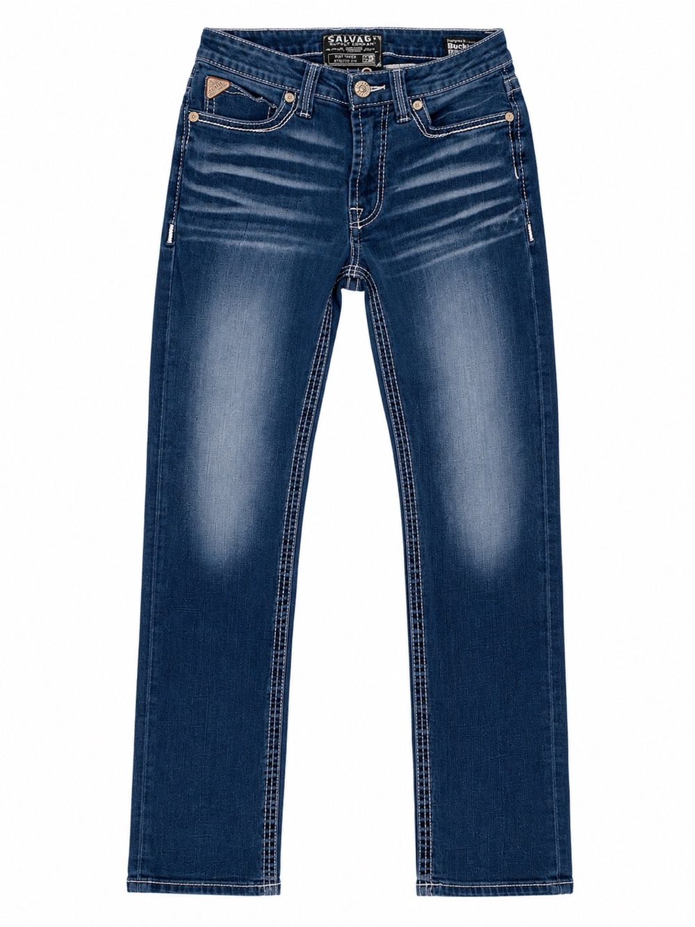Buckle Salvage Supply Company Riot Taper Athletic Fit Jeans 29x30 (Fits 29x29) - Picture 2 of 6